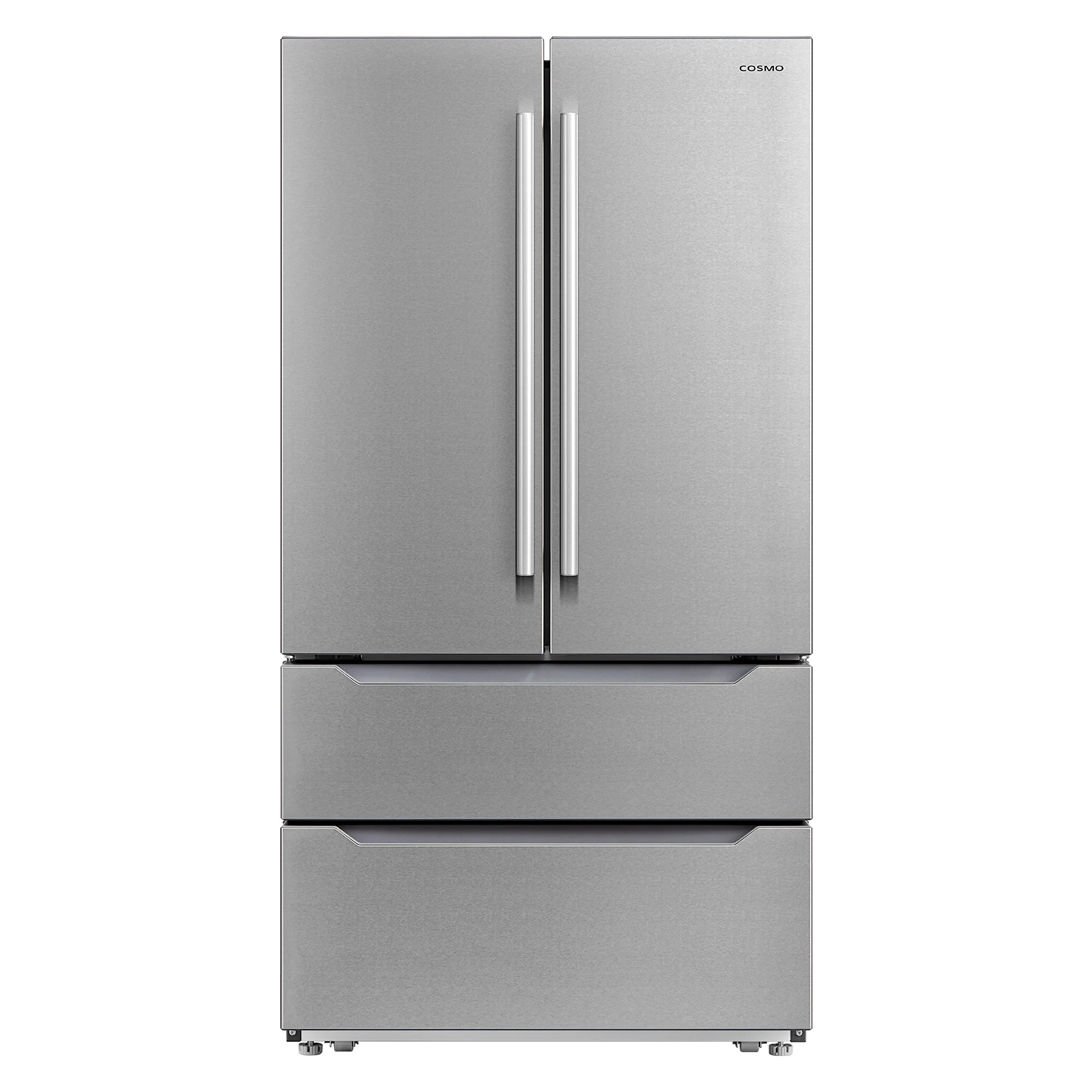 5 Piece Kitchen Appliance Package with Dual Fuel Range, Island Range Hood, Built-in Dishwasher, French Door Refrigerator & 48 Bottle Wine Refrigerator C3599