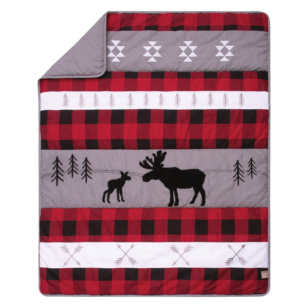 3 Piece Crib Bedding Set R968