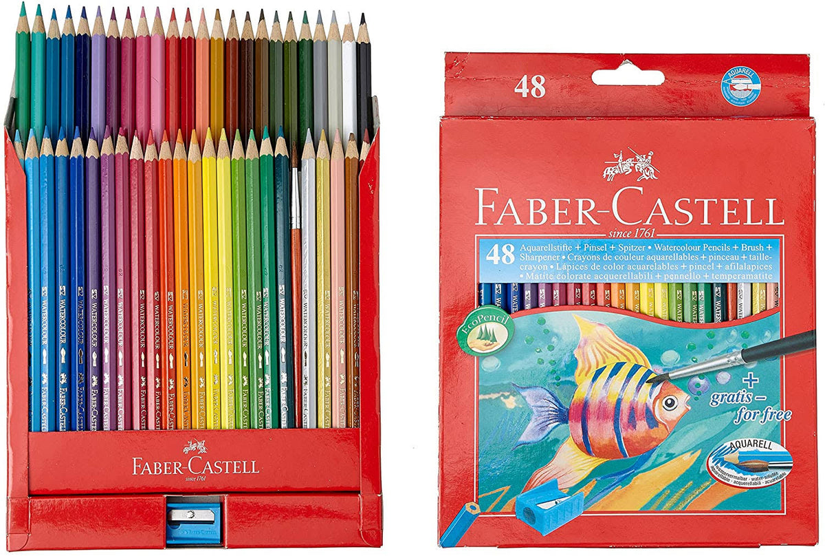 48 Faber-Castell Colored Pencils Cardboard Box K2616