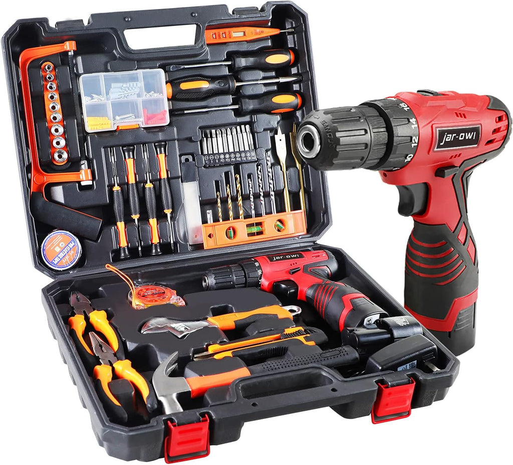 Cordless Drill Set with Case, 16.8V, 2 Batteries, Pack of 2 R53049