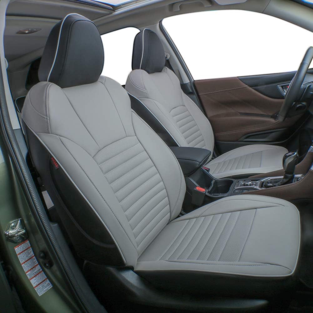 Black Leatherette Car Seat Covers X6854