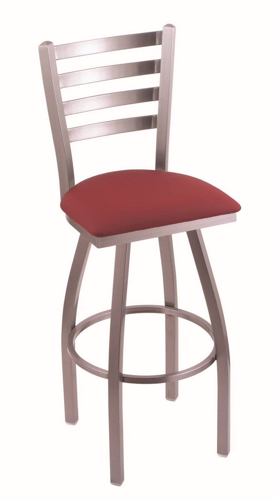 25x22 Counter Stool with Stainless Finish and 360 Swivel B2461