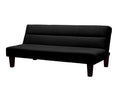 Black Microfiber Futon C3994