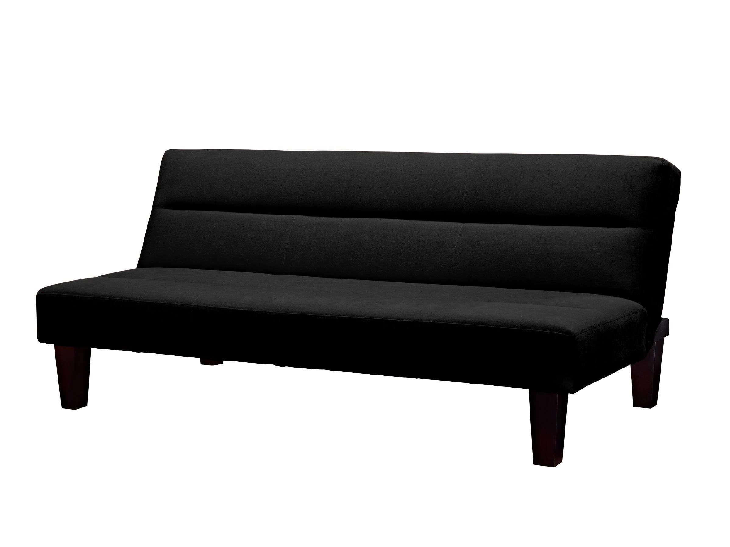 Black Microfiber Futon C3994