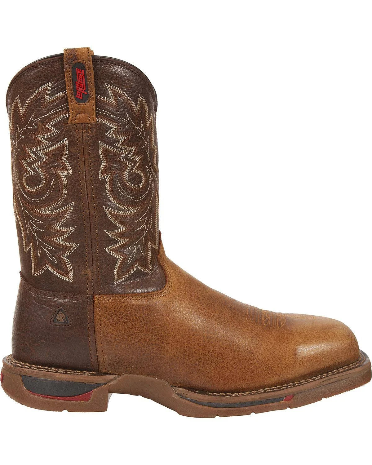 Brown 11 inch Carbon Fiber Toe Western Boots Y5638