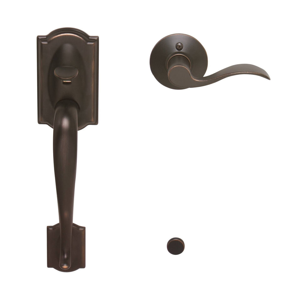 Aged Bronze Electronic Handleset T641