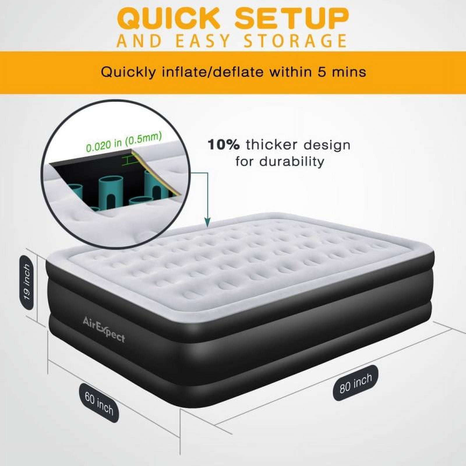 Queen Size Inflatable Air Mattress with Electric Pump N445