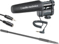 Stereo/Mono Camera-Mount Microphone with Boom Pool and TRS J9938