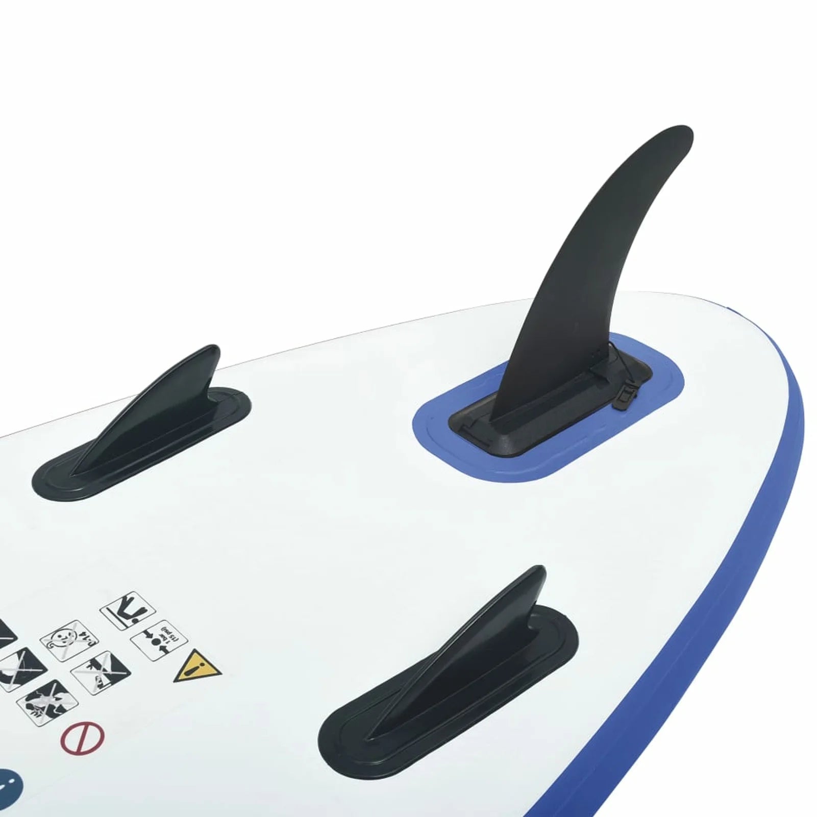Blue and White Inflatable Paddleboard Set A70602