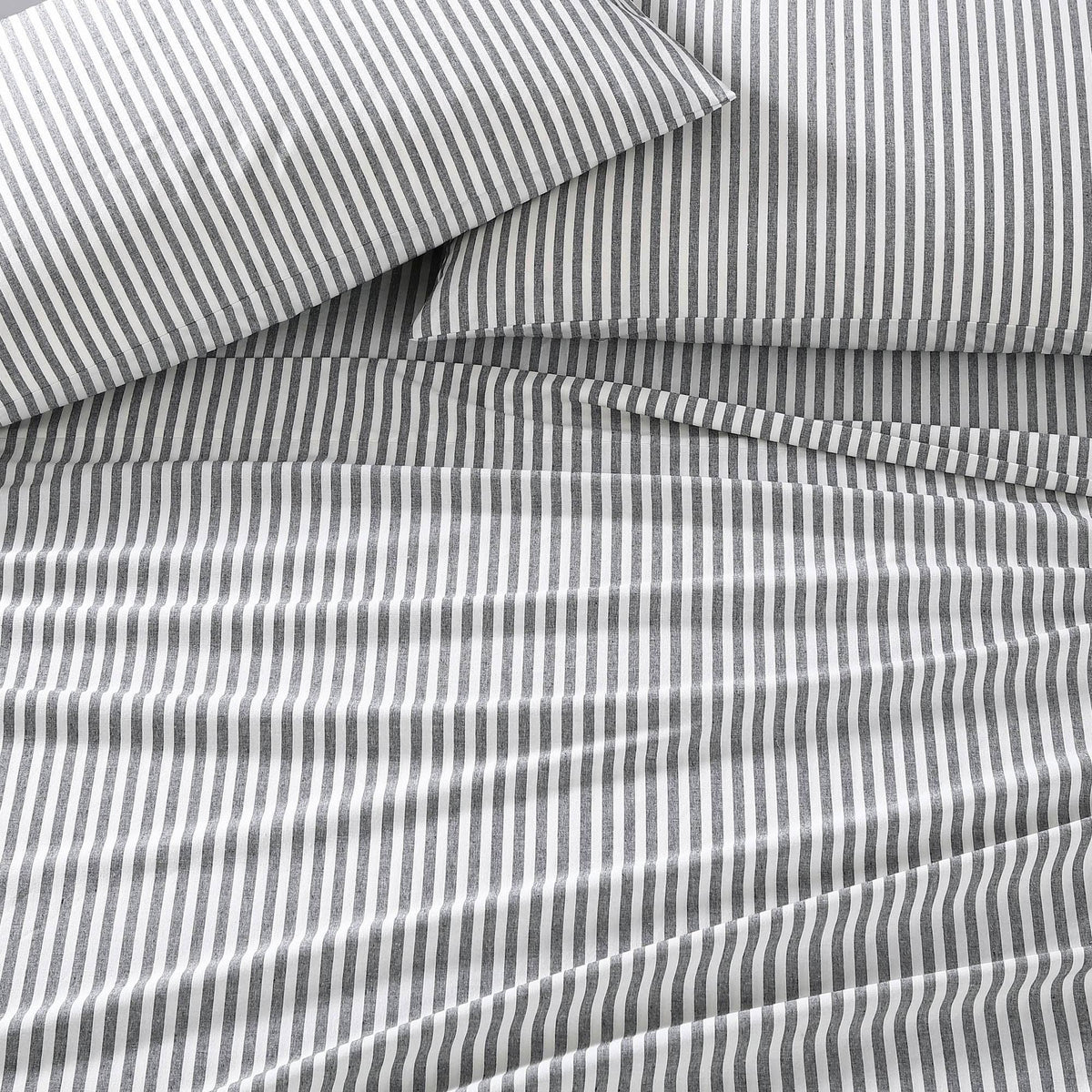 Gray Full Percale Sheet Set T588