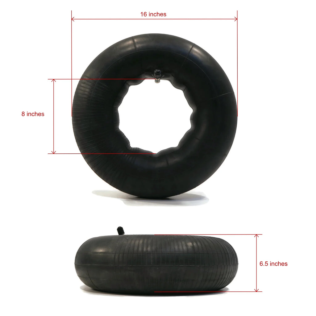 4 Tire Inner Tubes 16x6.50x8 TR13 Straight Valve Stem E985110