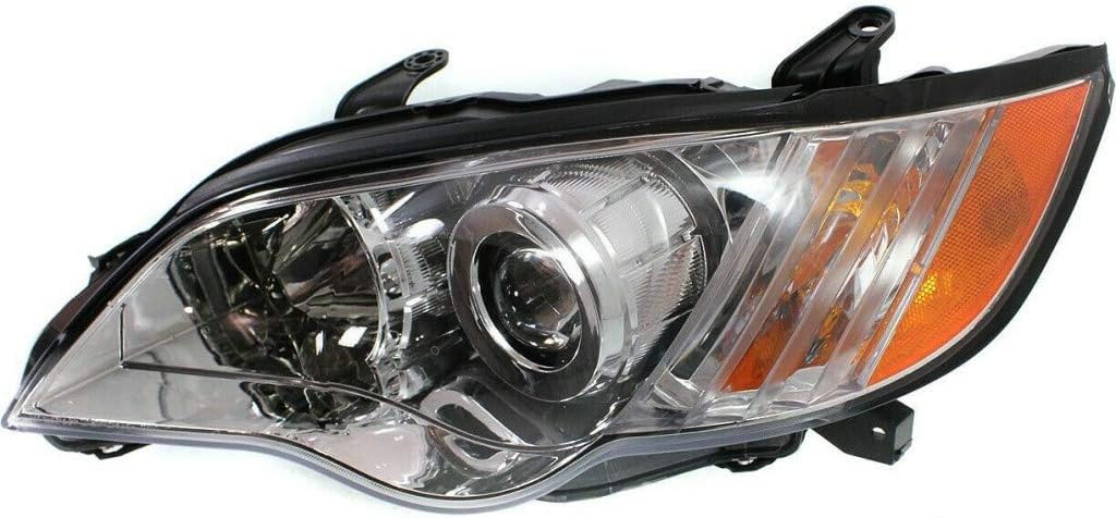 For 2008 2009 Subaru Legacy Outback Headlight Driver and Passenger Side with Bulbs X21737