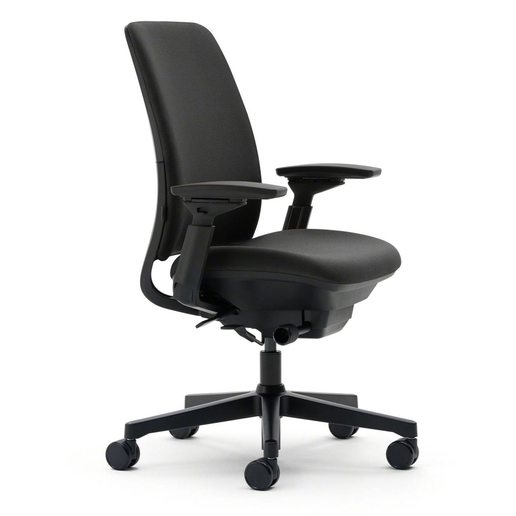 Black Fabric Office Chair D634