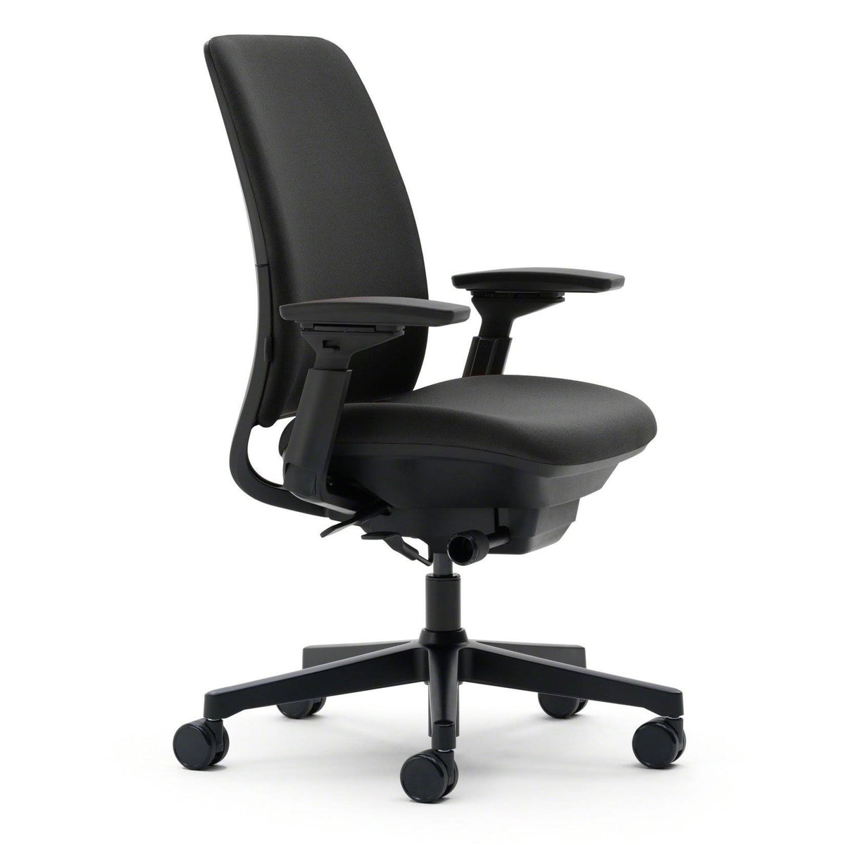 Black Fabric Office Chair D634