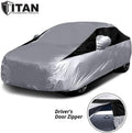 Lightweight Poly 210T Car Cover for Compact Sedans 176-185", Pack of 2 H390550