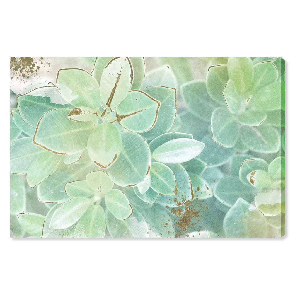 Soft Leaves Canvas Art, 60W x 40H, Green M66358