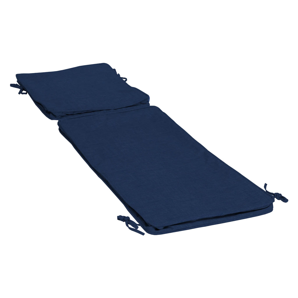 Sapphire Blue Outdoor Chaise Lounge Cushion 72 x 21 S48816