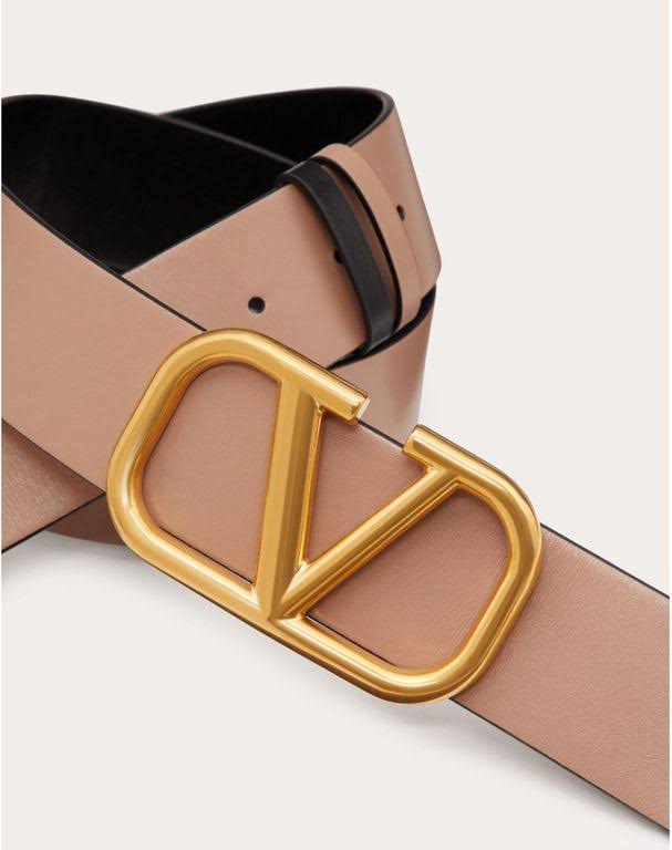Reversible Vlogo Signature Belt in Glossy Calfskin 40mm Y51752
