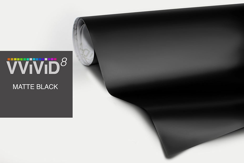 Matte Black Automotive Vinyl Wrap (15ft x 5ft) Pack of 2 I21720