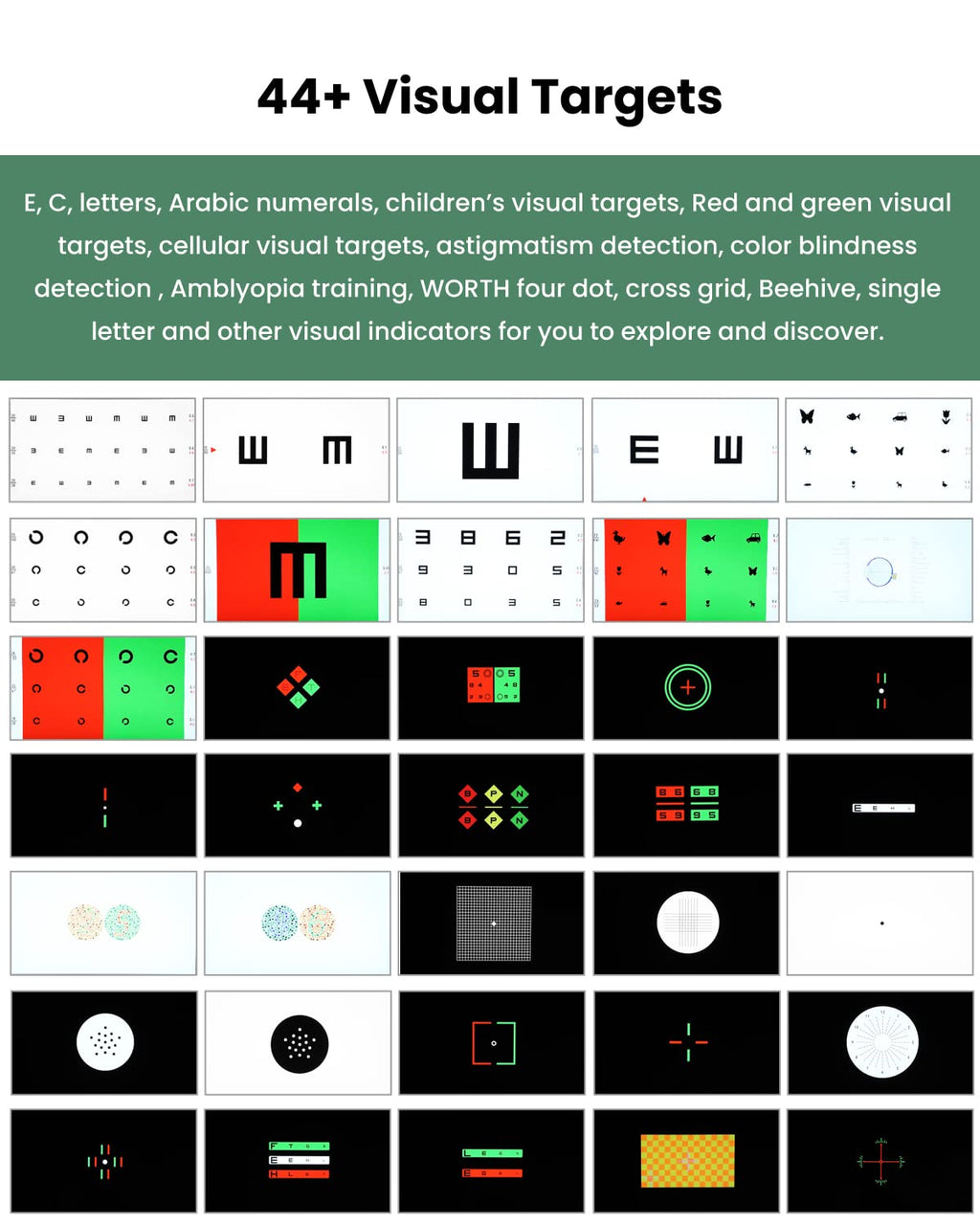 23inch LCD Electronic Eye Charts with Remote R76255