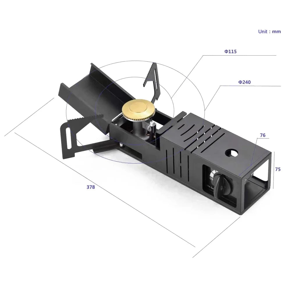 Cassette Stove Portable Camp Butane Stove H75043