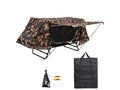 Single Tent Cot Folding Portable Waterproof Camping Hiking Bed with Rain Fly Bag H59285