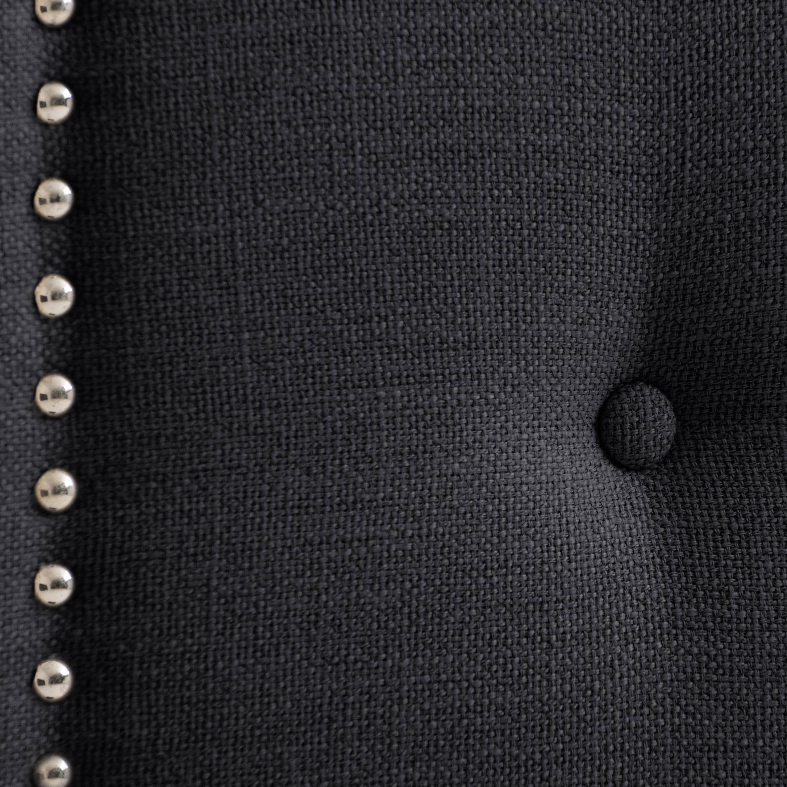 Navy Blue Button Tufted Headboard O8790