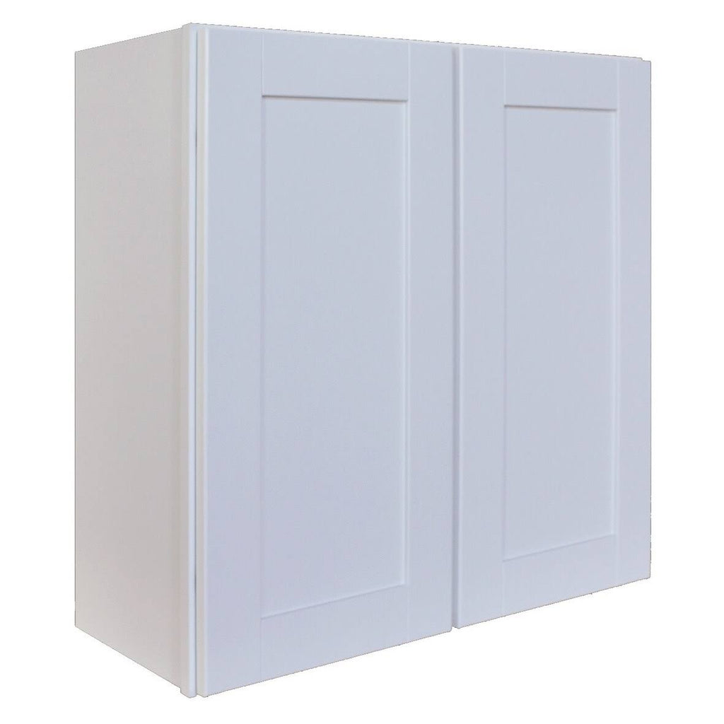 Double Door Wall Cabinet - Designer White C728289