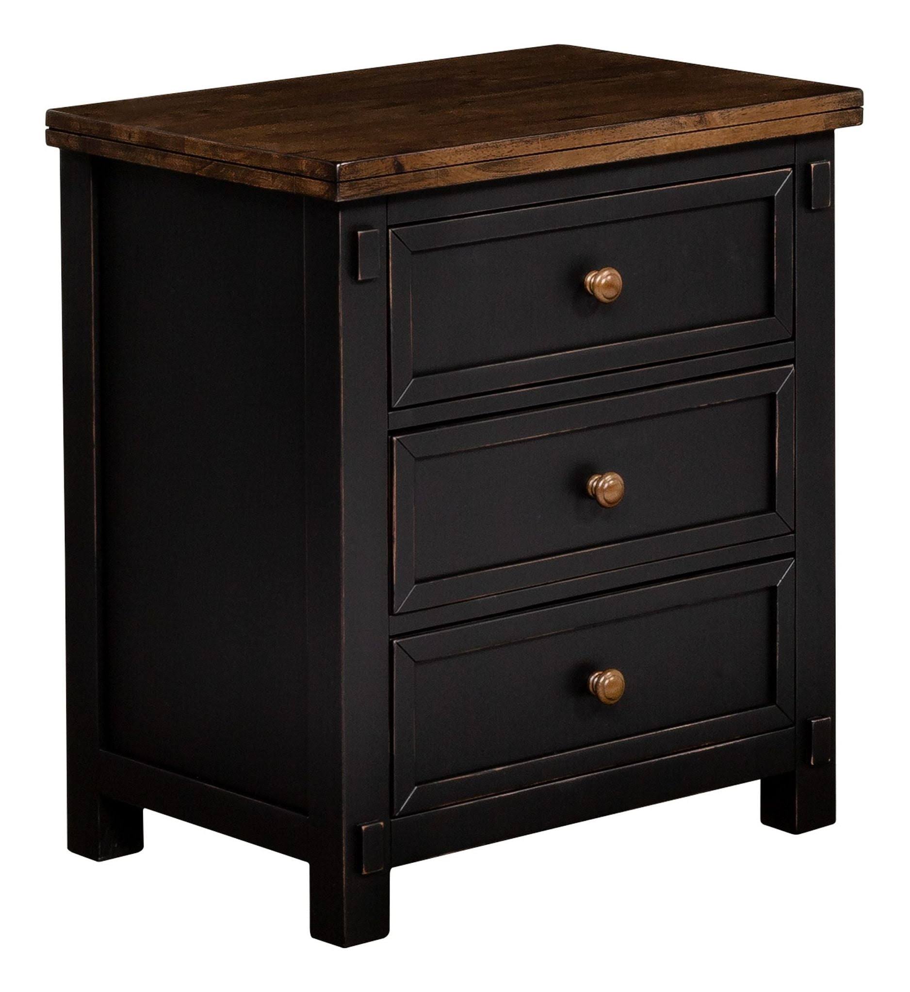 Black Nightstand E8621