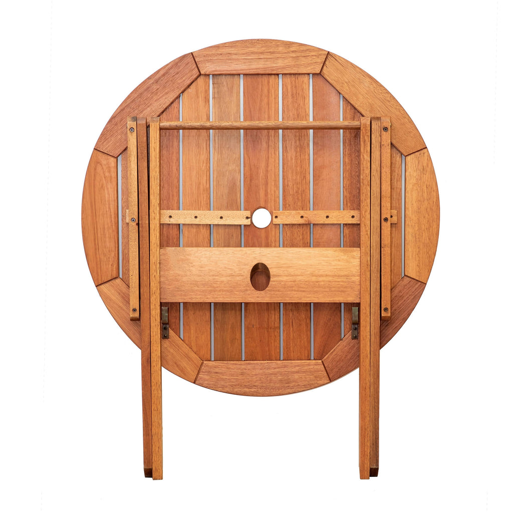3-Piece Eucalyptus Wood Patio Dining Set R4567