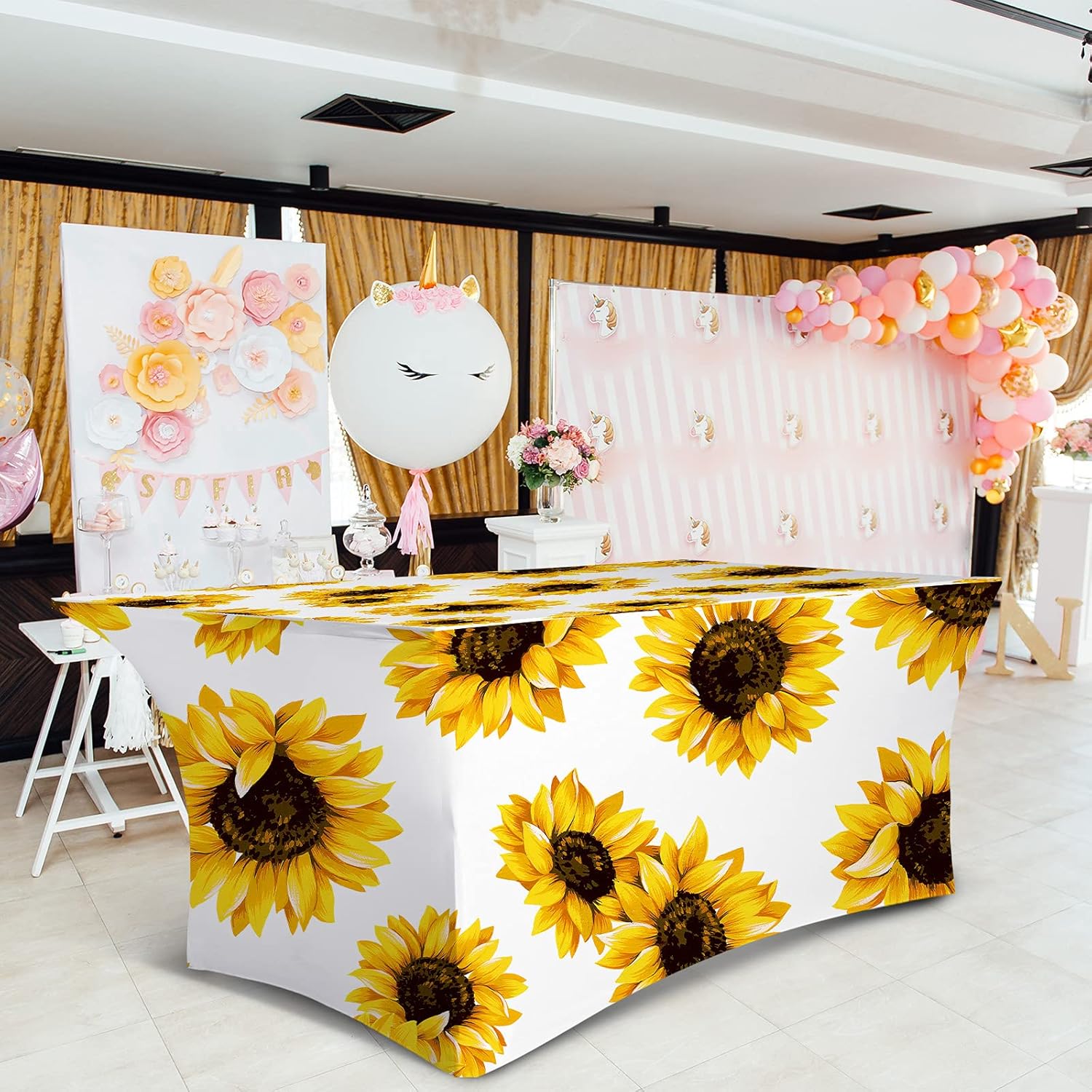 Sublimation Stretchable Polyester Tablecloth R47761