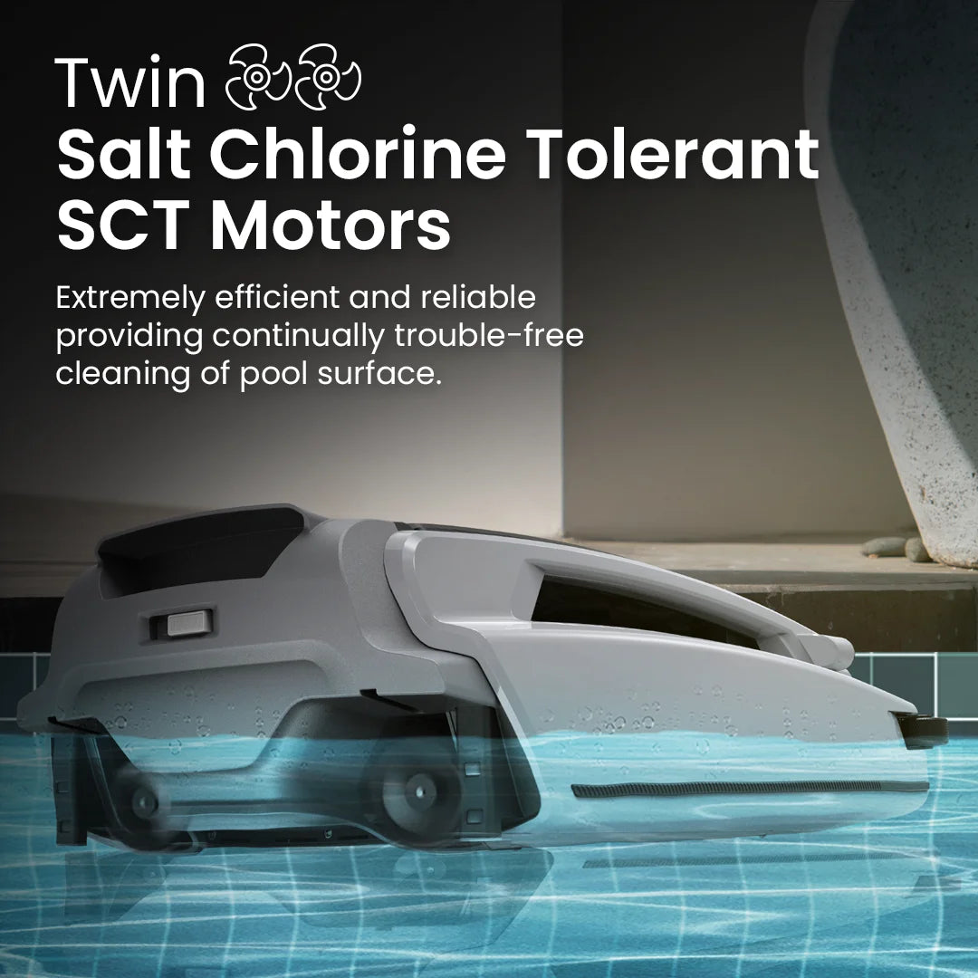 Solar Powered Smart Robotic Pool Skimmer G9754