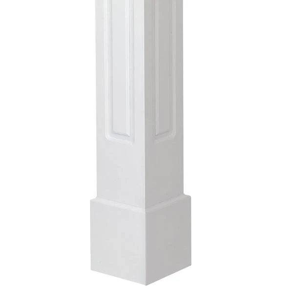 Craftsman Classic Square Non-Tapered Raised Panel Column with Standard Capital and Base G320527