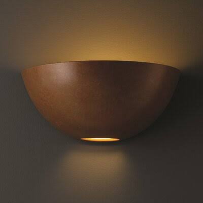 Hammered Iron Half Moon Light L572070