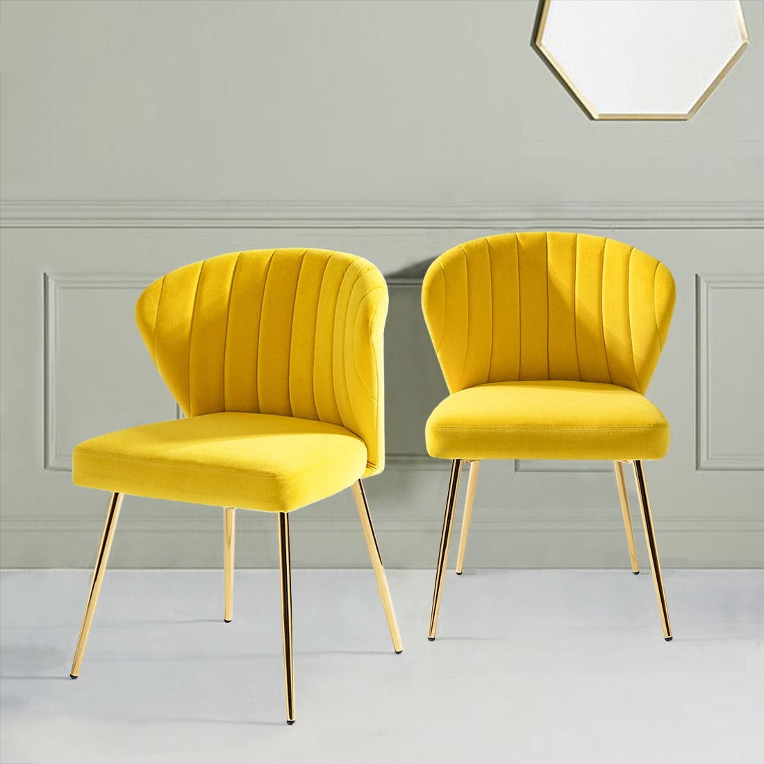 Red Set of 2 Dining Chair G9827