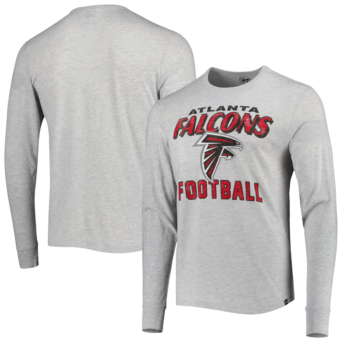 Men's Heathered Gray Long Sleeve T-Shirt C9504