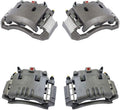 FRONT + REAR [4] Semi-Loaded Caliper Assembly Set Kit G332