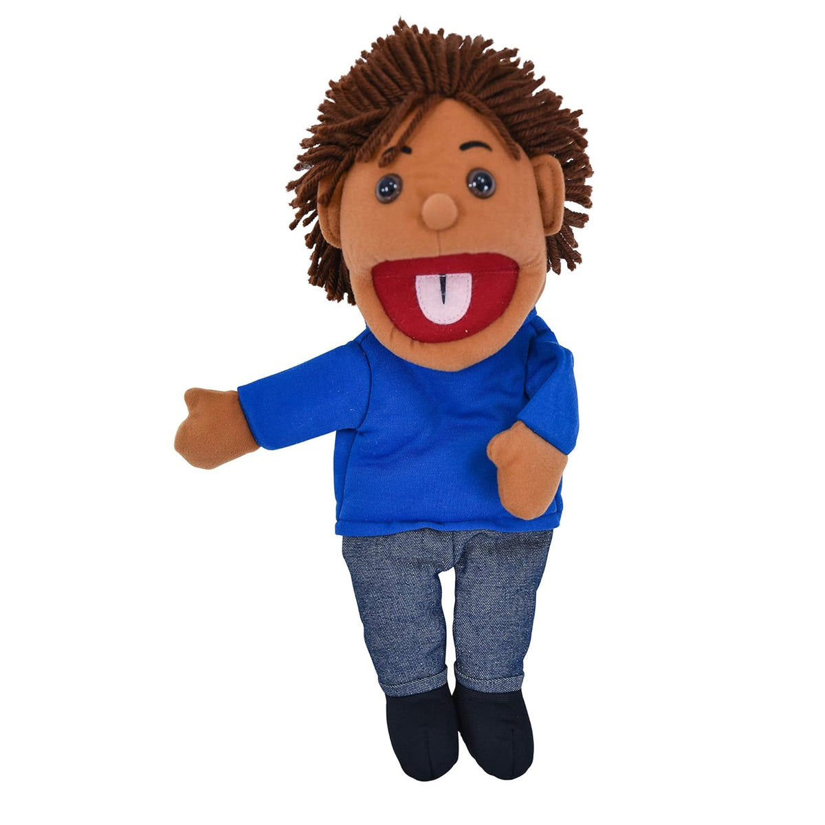 15 Ethnic Children Puppets with Movable Mouths, Set of 6 H837170