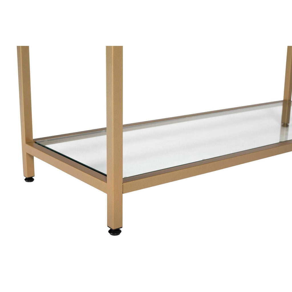 Gold Glass Console Table N24807