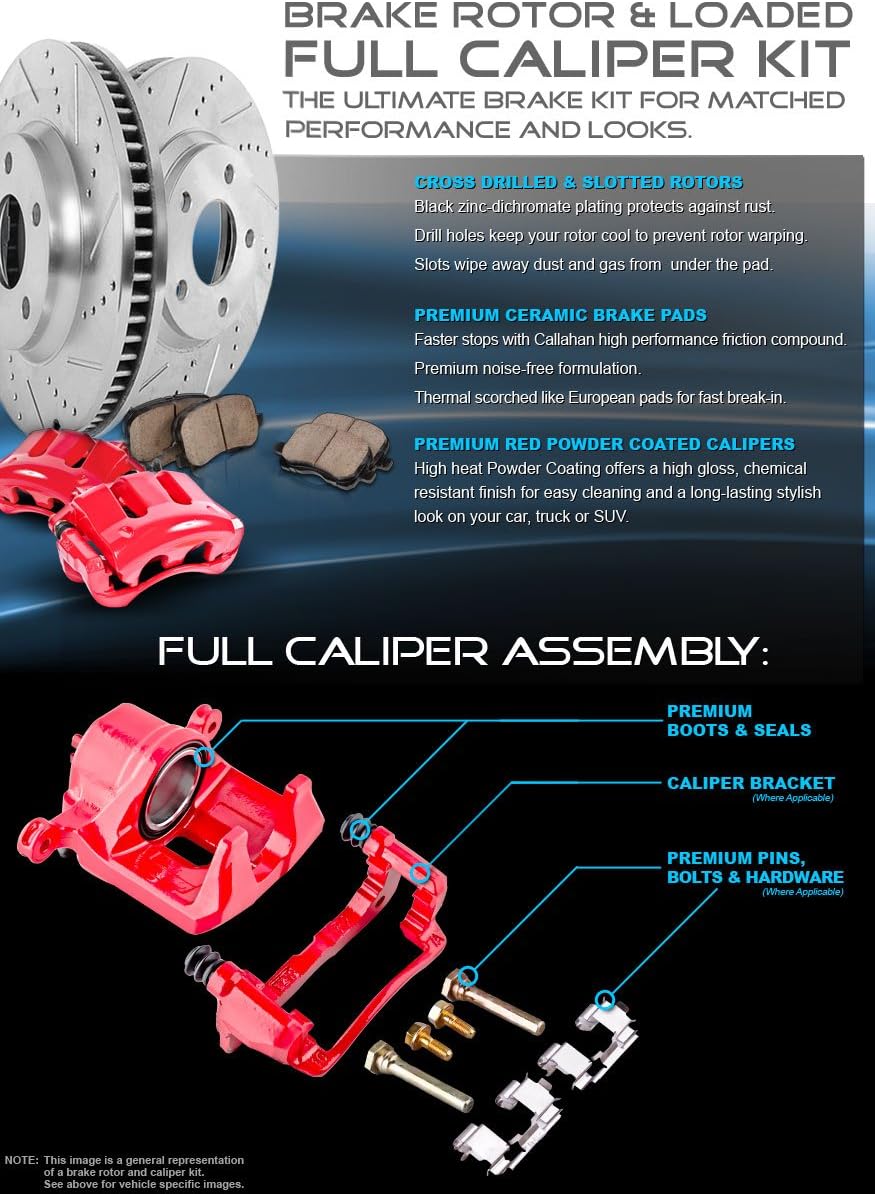 Brake Rotors and Brake Pads with Hardware R9489