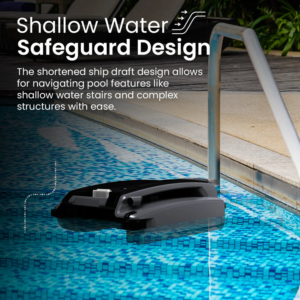 Solar Powered Smart Robotic Pool Skimmer G9754