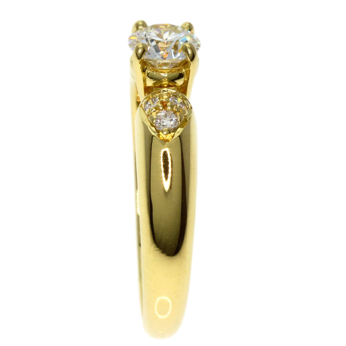 Diamond Ring K18 Yellow Gold S504