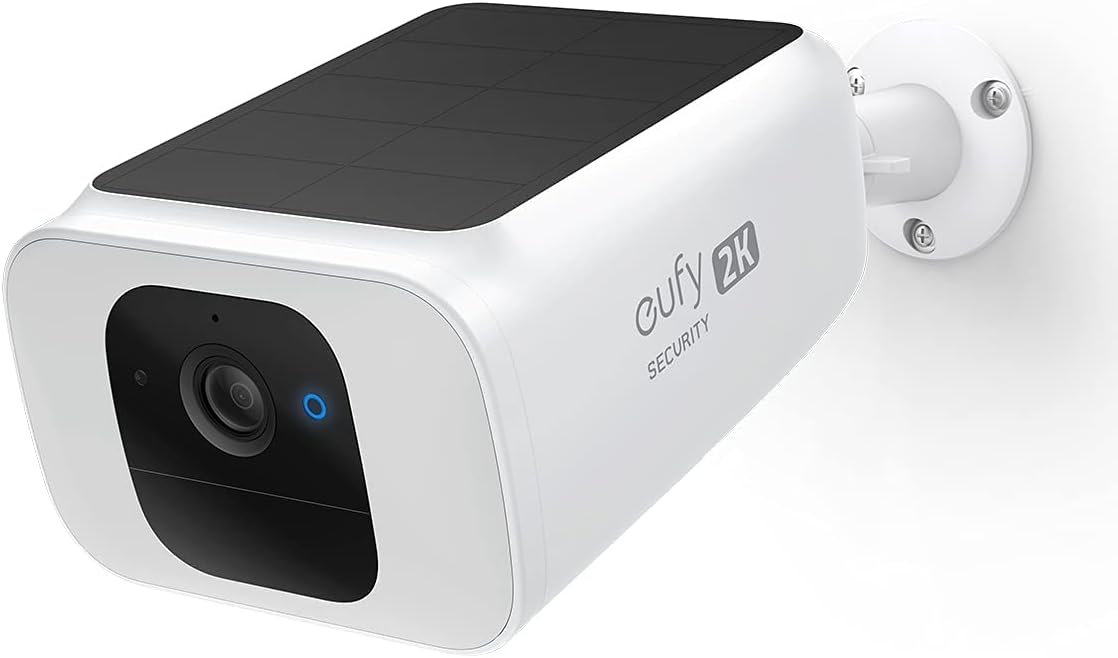 Solar-Powered Wireless Outdoor Security Camera, 2K Resolution S177579