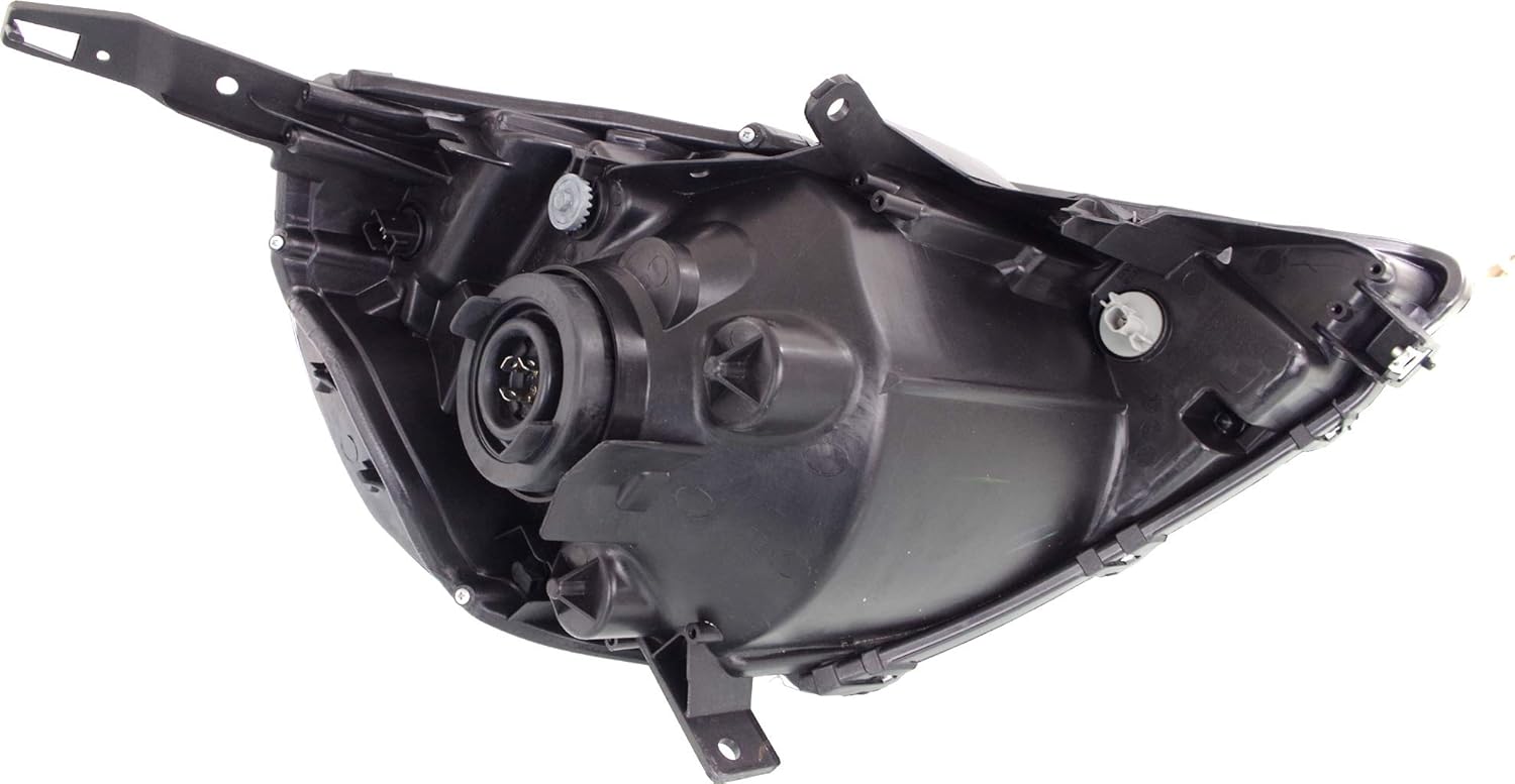 Halogen Headlight Assembly Black Interior U177