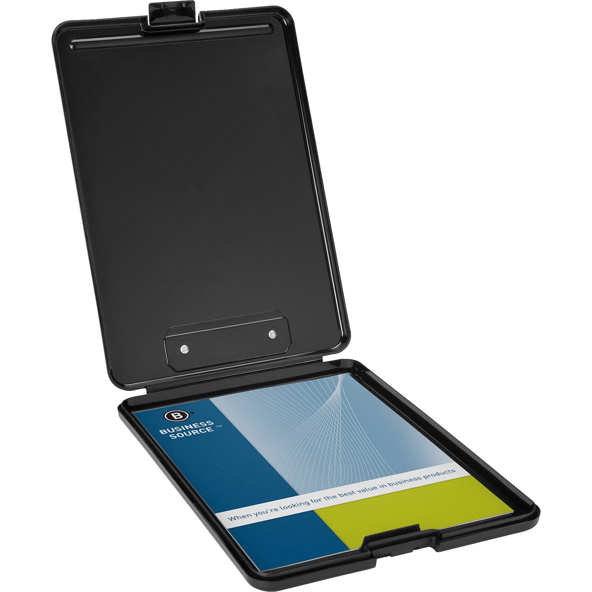 Plastic Storage Clipboard Black V43501