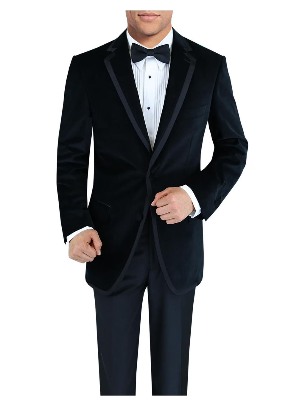 Black Velvet Tuxedo Suit Jacket J153777