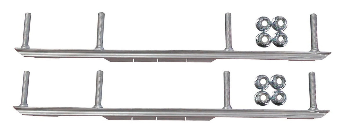 Green XPT Snowmobile Skis Complete Kit I70336