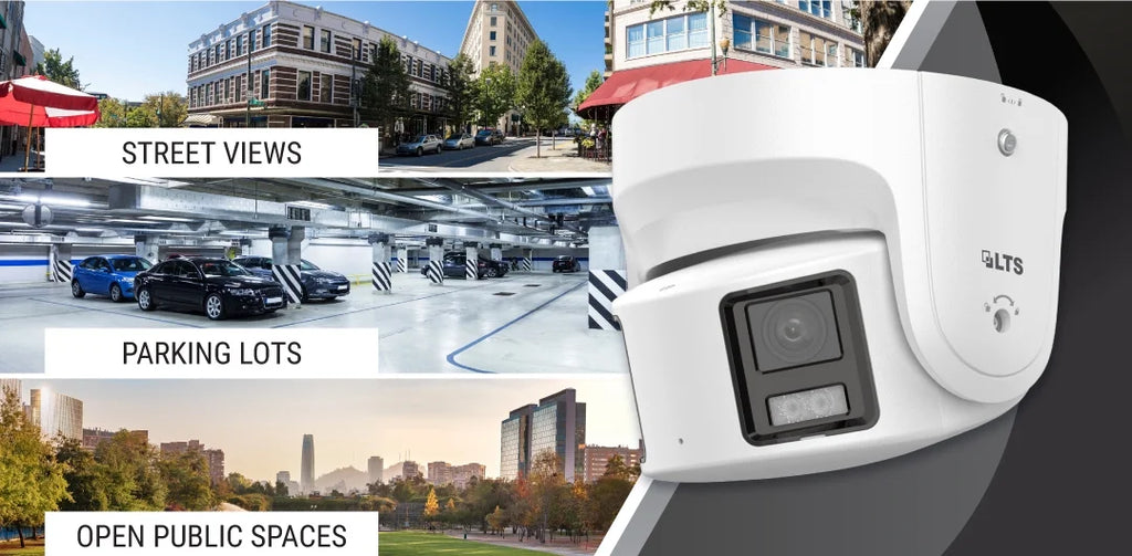 8MP 180 Panoramic Full Color Turret Dome Camera U8455