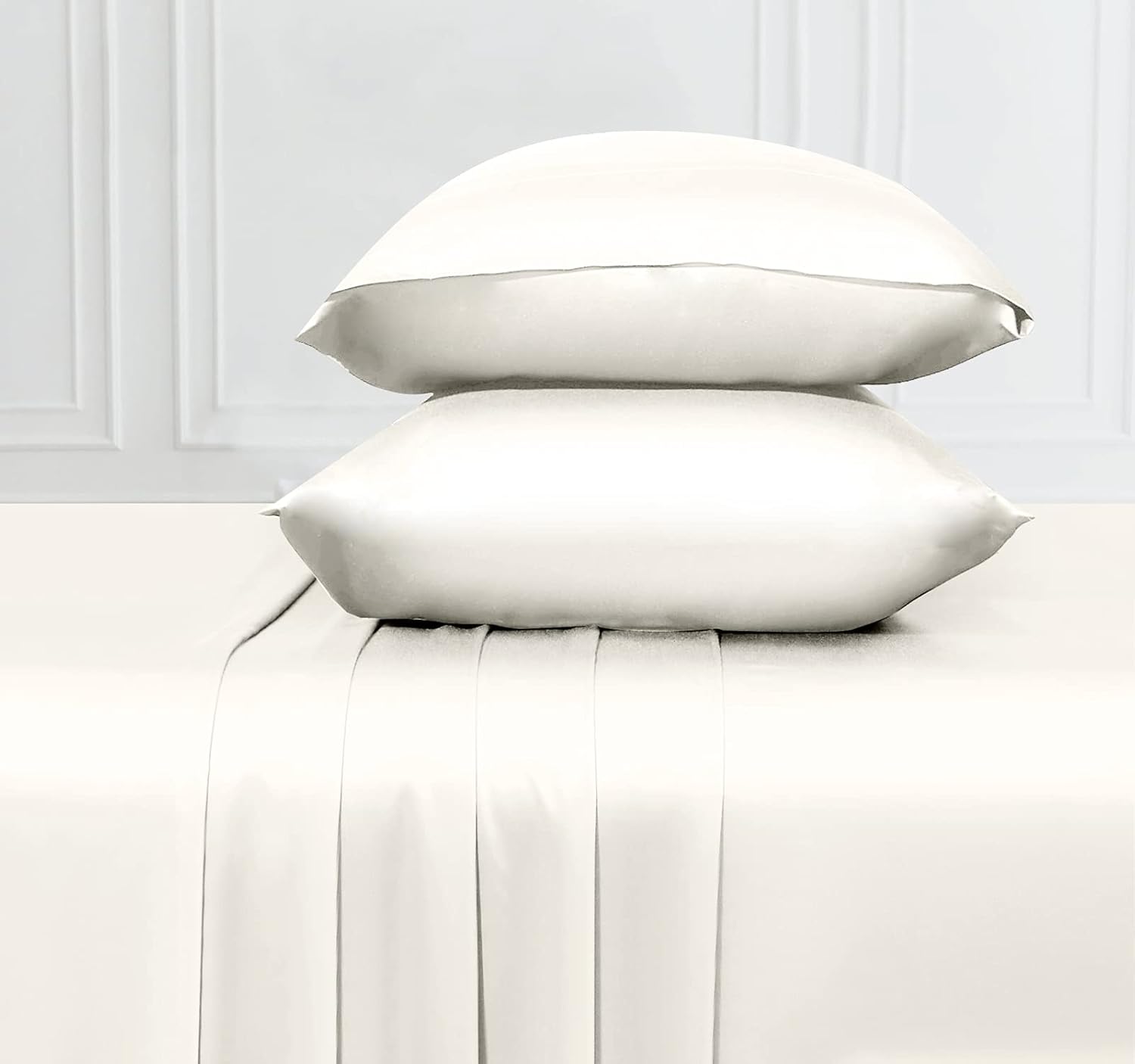 Silver Gray California King Size Bamboo Sheets Pack of 2 B520421