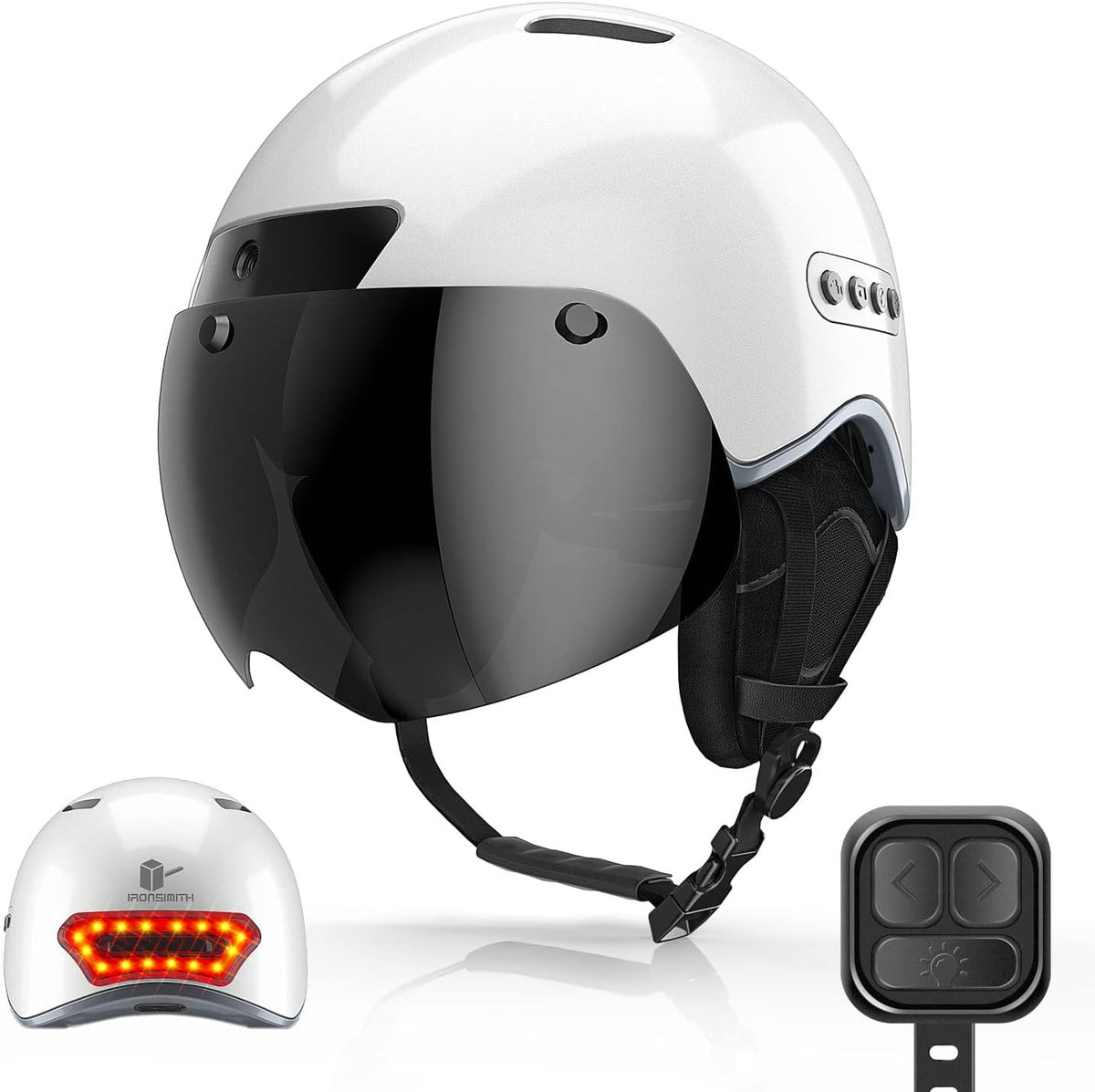 Smart Bike Helmet with Turn Signal Light Camera Speaker Microphone Z1556